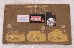 ちいかわ焼き　ランチョンマットとステッカー2枚・インフォメーションカードのセット