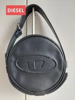 ✨美品✨DIESEL　ディーゼル　ロゴ入り 円形ショルダーバッグ