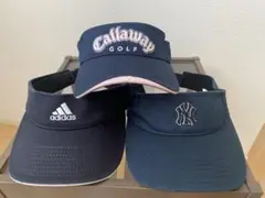Callaway Golf ネイビー バイザー　他3点セット
