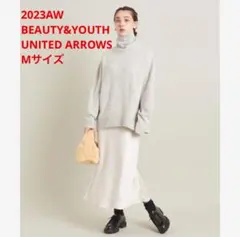 ほぼ新品＊BEAUTY&YOUTH UNITED ARROWSサテンスカートMx
