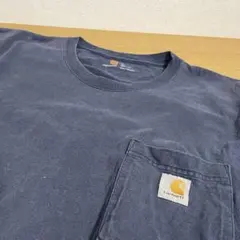 Carhartt XL Tシャツ 100%コットン ネイビー