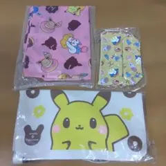 【新品】計3個　ミスド ポケモン コラボ トートバッグ　エコバッグ 　ポーチ