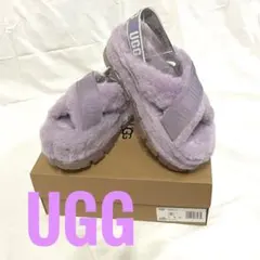 UGG サンダル パープル 厚底のサムネイル