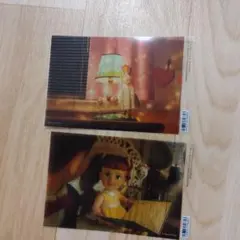 ディズニークリアステッカーDisney Pixar　ディズニー　ポストカード