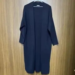 GU ネイビー ロングカーディガン