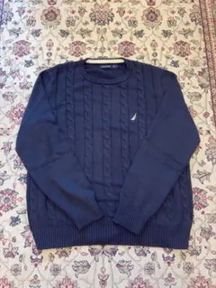 【 希少 】 ★NAUTICA★ ニット セーター ケーブル編みのサムネイル