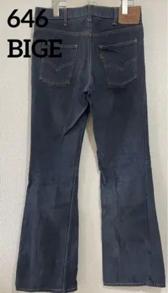 levi's 60s 70s 646 BIGE オレンジタブ W31 L34