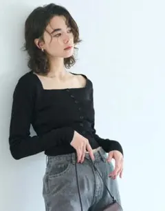 coca ハイゲージニットスクエアカーディガン レディース メール