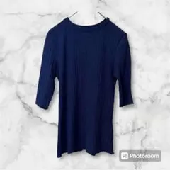 ザラ ZARA【S】ニット 5分袖 シンプル カジュアル オフィス 大人っぽ