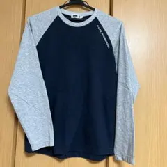 FILA ネイビー/グレー  日本製 長袖Tシャツ　レディース