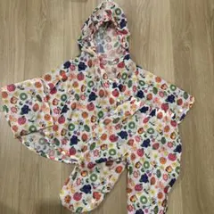 80.90cm 3点セット カラフルなベビーレインコート