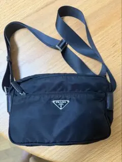 PRADA ショルダーバッグ ナイロン ブラック カメラバッグ