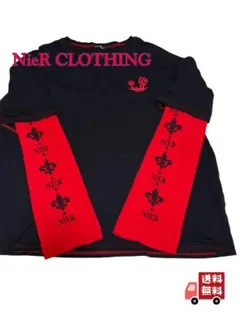 NieR Clothing ニアクロ ロングスリーブ サイズフリー レッドのサムネイル