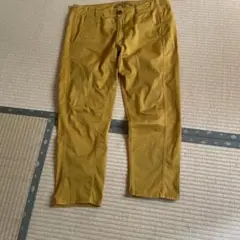 アズノウアズ　辛子色クロップパンツ15号