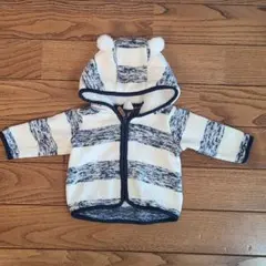 H&M　くま耳フード付きアウター　60センチ