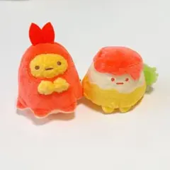 すみっコぐらし 　たべもの王国 てのりぬいぐるみ 2セット