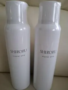 SHIRORU クリスタルホイップ 洗顔料 2本セットのサムネイル