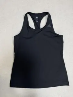 adidas climalite ブラックタンクトップ L
