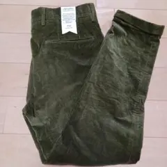 PT01コーデュロイ グリーン ストレッチ スラックス 44 PREPPYFITのサムネイル