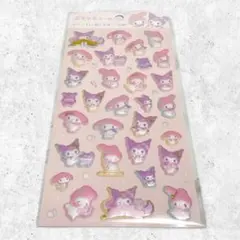 【新品未開封】Sanrio サンリオ　ぷくっとシール　マイメロディ・クロミ