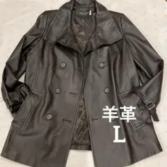 【美品】Bellucci 羊革製品 レディースロングコート 4583bk.jpg