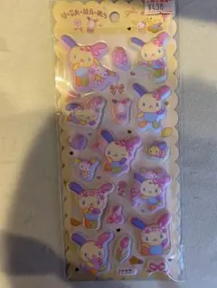 サンリオ　マシュマロシール　ウサハナ　ぷっくりシール