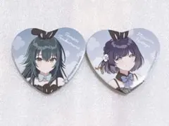 学園アイドルマスター 学マス GIGO ハート缶バッジ 月村手毬 秦谷美鈴