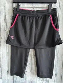 DIADORA テニスウェア Lサイズ ブラック ピンク