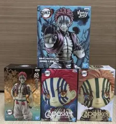 鬼滅の刃 猗窩座 フィギュア VIBRATION STARS q-pos 鬼の装