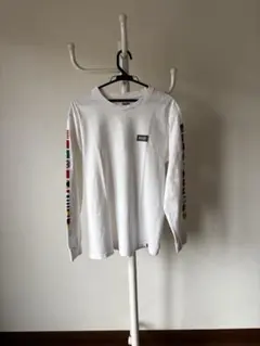 HUF 長袖カットソー ロンT ホワイト