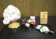 猫舎道楽堂本舗 雛人形 招き猫 陶器製 - メルカリ