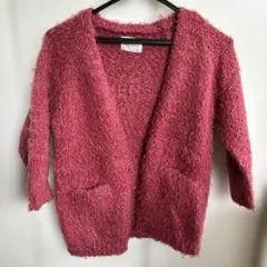 ZARA ピンクセーターポケット付き
