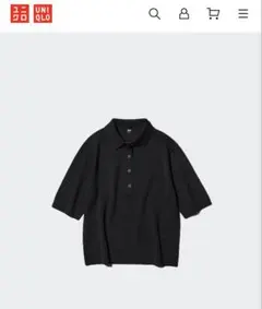 전년도 상품 미사용 유니클로 폴로 스웨터 반팔 L