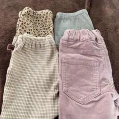 キッズ用パンツ4点セット100cm