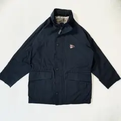 ✨美品✨ Burberry BRIT メガチェック ナイロンジャケット L 黒 バーバリー“斜めチェック”のツイルジャケット＆シャツ、「馬上の