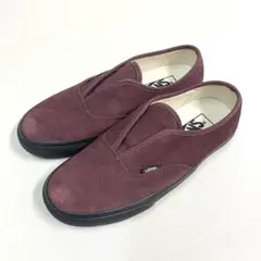 VANS スエード スリッポン ワインレッド 23.0cm