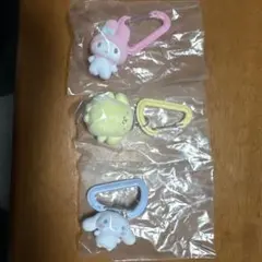 カラフルカラビナマスコットチャーム マイメロディ・シナモロール・ポムポムプリン