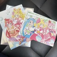 キミとアイドルプリキュア 映画 特典 ポストカード 2種