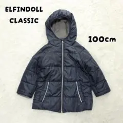 子ども服　アウター　100㎝　西松屋　フード付き　ジャンバー　ネイビー　防寒