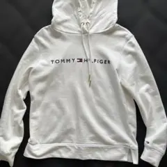 TOMMY HILFIGER ホワイトパーカー XS