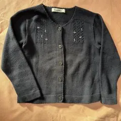 familiar カーディガン 110サイズ　ネービーブルー