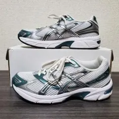 ASICS GEL-1130 ホワイト ダークネプチューン 24cm グリーン