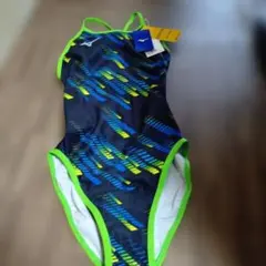 野間スイミング指定女子用水着O〜Ｌサイズ青黄　MIZUNO 新品未使用在庫限り 野間スイミング指定女子用水着O〜Lサイズ青黄 MIZUNO 新品未使用在庫