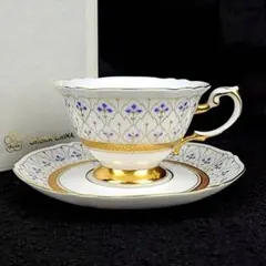 大倉陶園 アールデコ モーニングカップ＆ソーサー 未使用品 廃盤レア 