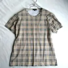 BURBERRY london ノバチェック柄 半袖 Tシャツ L コットン
