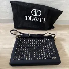 ⭐︎未使用品⭐︎DIAVEL スタッズ付きクラッチバッグ