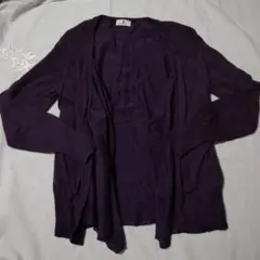 OLD ENGLAND 紫 カーディガン 36 美品のサムネイル