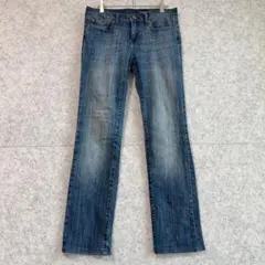 【ギャップ GAP】 ダメージ加工 ストレート デニムパンツ (26) ジーンズ