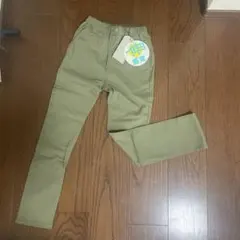 新品　DILASH カーキ スリムパンツ