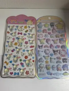 サンリオ ぷっくりシール 2枚セット まとめ売り